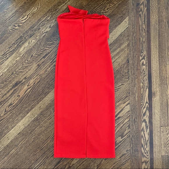 Topshop red strapless dress - Picture 2 of 5